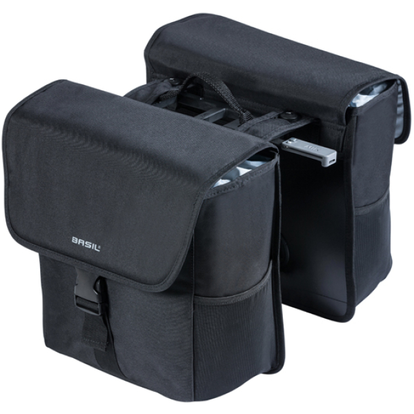Basil TAS BAS DUBBEL GO MIK Solid Black