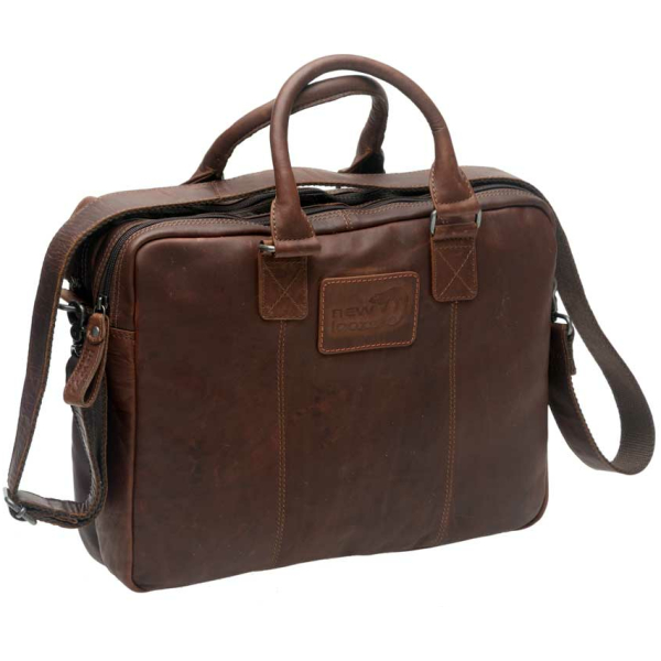 New Looxs TAS SANTOS LEER Bruin