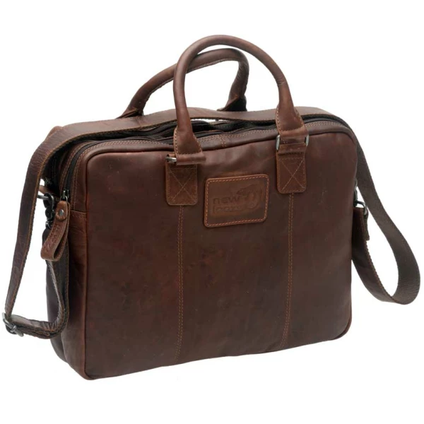 New Looxs TAS SANTOS LEER Bruin