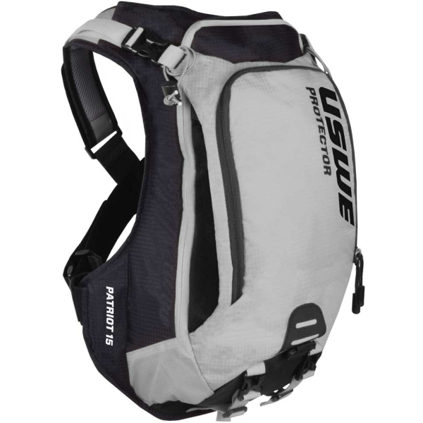 Uswe RUGTAS PATRIOT 15 PROTECTOR PACK ZW/GRY Black/Grey