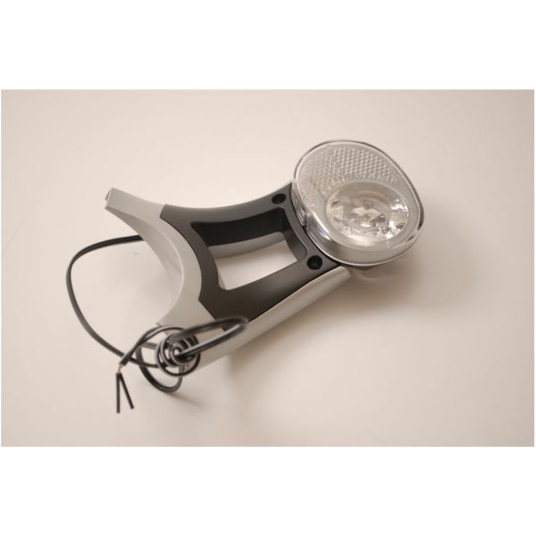 Spanninga KOPLAMP SPAN LUCEO II INT BATT ZI/ZW Zilver/Zwart