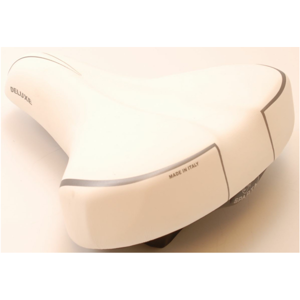Selle San Marco ZADEL SM GRAPPA DELUXE M/S WI/ZI Wit/Zilver