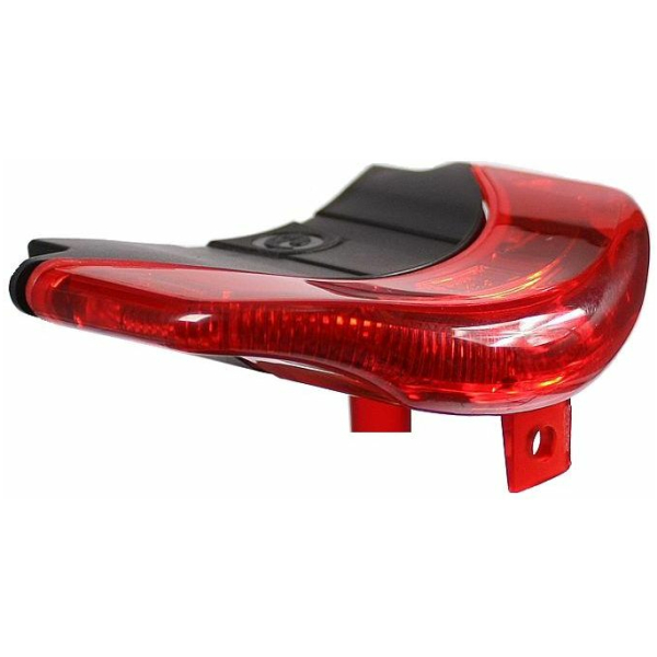 Batavus ANP ACHTERLICHT SPAN BAT M/LOGO LED BATT AUT ZW Zwart/Rood