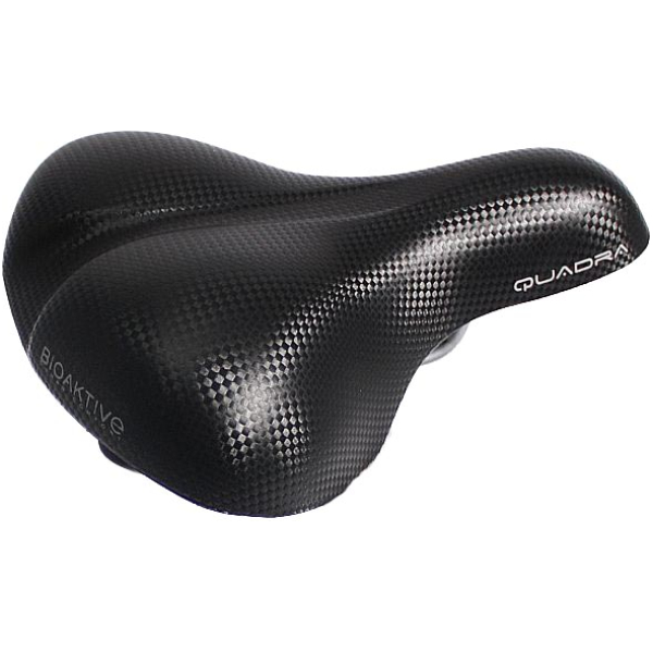 Selle San Marco ZADEL SM QUADRA M/S DS CARBON/ZW Zwart