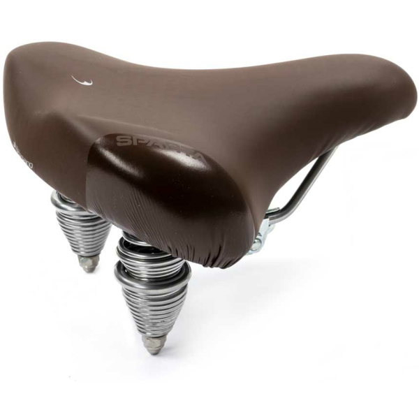 Selle Bassano ANP ZADEL SB VOLARE XXL DS M/S BR/ZI Bruin/Zilver