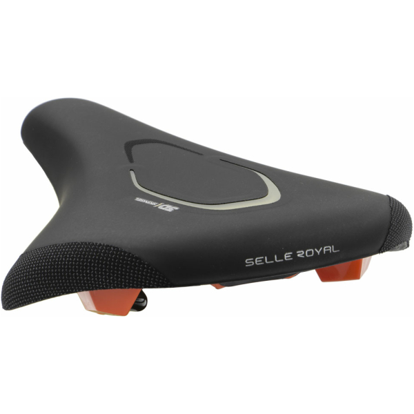 Selle Royal ZADEL SR LOOKIN 3D MODERATE DAMES ZW/OR Zwart/Oranje
