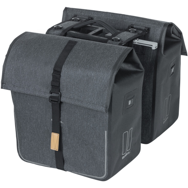 Basil TAS BAS DUBBEL URBAN DRY MIK Charcoal Melee