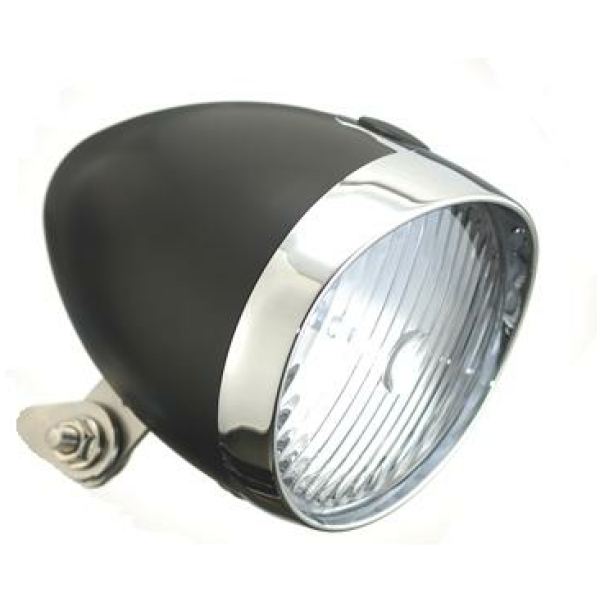 Merkloos KOPLAMP BL112 CLASSIC AAN/UIT ZW Zwart