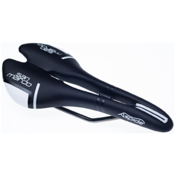 Selle San Marco ZADEL SM ASPIDE RACING OPEN ZW ZWART/WIT