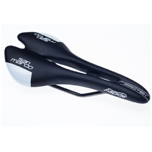 Selle San Marco ZADEL SM ASPIDE RACING PROTEK OPEN ZW Zwart/Wit