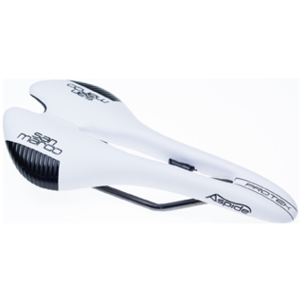 Selle San Marco ZADEL SM ASPIDE RACING PROTEK OPEN WI WIT/ZWART