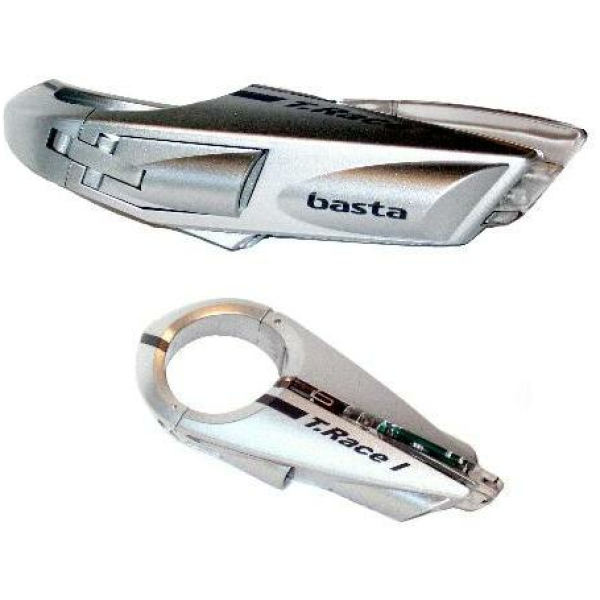 Basta ACHTERLICHT T RACE LED BATT ZILVER