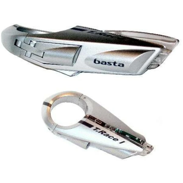 Basta ACHTERLICHT T RACE LED BATT ZILVER