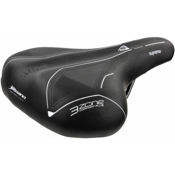 Selle Bassano ZADEL SB SUPREMA 3ZONE CITY ZW Zwart