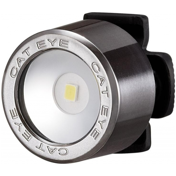 Cateye KOPLAMP CAT LD130F NIMA LED CHROOM ZWART