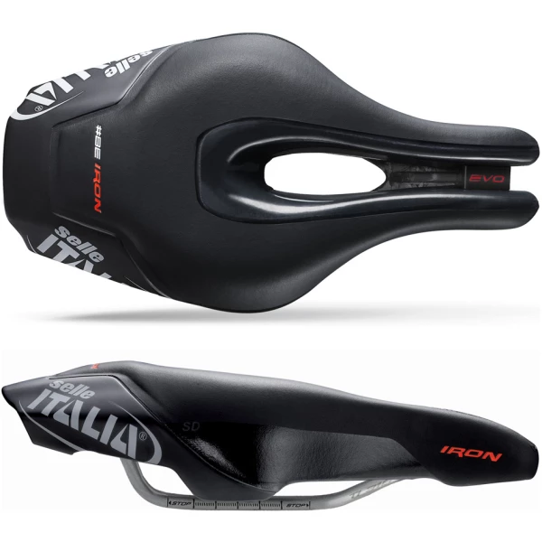 Selle Italia ZADEL SIT IRON EVO SUPERFLOW SD U3 ZW Zwart