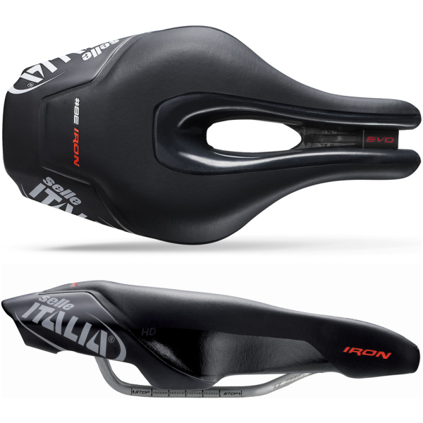 Selle Italia ZADEL SIT IRON EVO SUPERFLOW HD U3 ZW Zwart