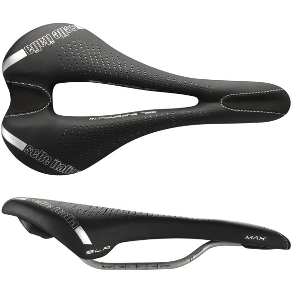 Selle Italia ZADEL SIT MAX SLR GEL SUPERFLOW L3 ZW Zwart