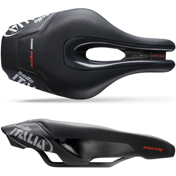 Selle Italia ZADEL SIT IRON EVO KIT CARBONIO SUPERFLOW SD U3 ZW Zwart