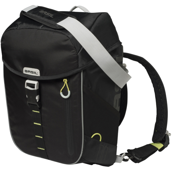 Basil RUGTAS BAS MILES DAYPACK ZW Black Lime