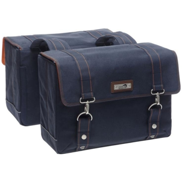 New Looxs TAS MONDI DUBBEL CANVAS Blauw