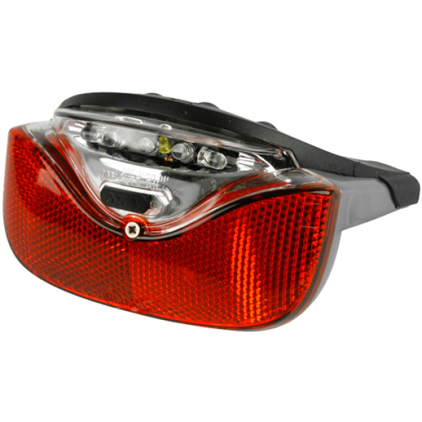 Gazelle GAZ ACHTERLICHT POWER VISION 2 LED BATT GEINT Zwart