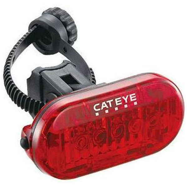 Cateye ACHTERLICHT CAT OMNI 5 LD155 LED BATT Zwart