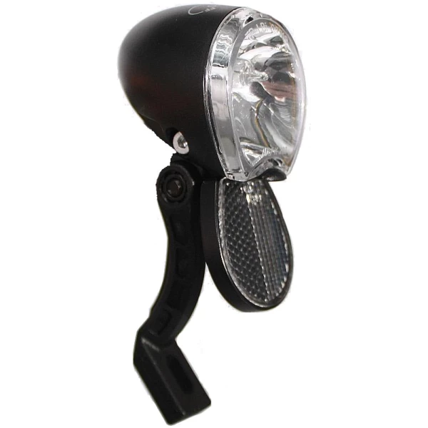 Merkloos KOPLAMP MICRO E-BIKE BUB ZW Zwart