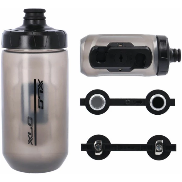 Xlc BIDON FIDLOCK M/ADAPT 450MLTRANS MRS05 Transparant