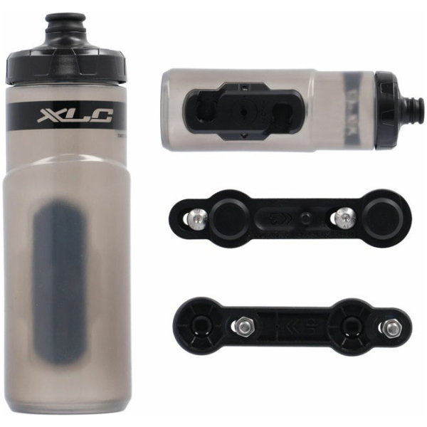 Xlc BIDON FIDLOCK BIKE BASE 600ML TRANS WBK06 Transparant
