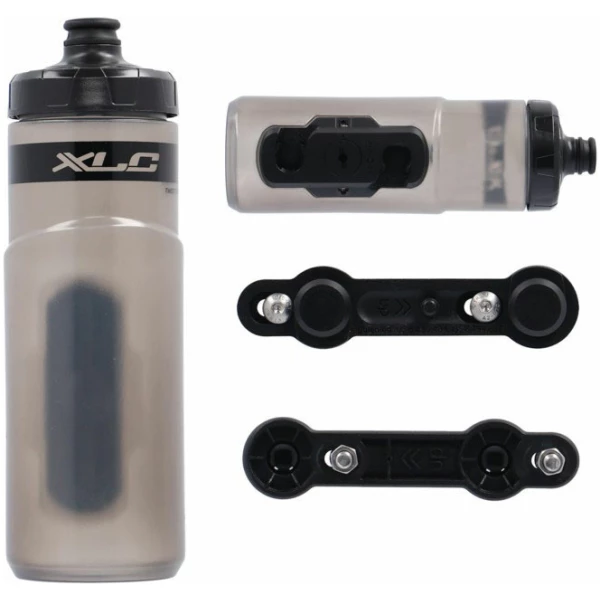 Xlc BIDON FIDLOCK BIKE BASE 600ML TRANS WBK06 Transparant