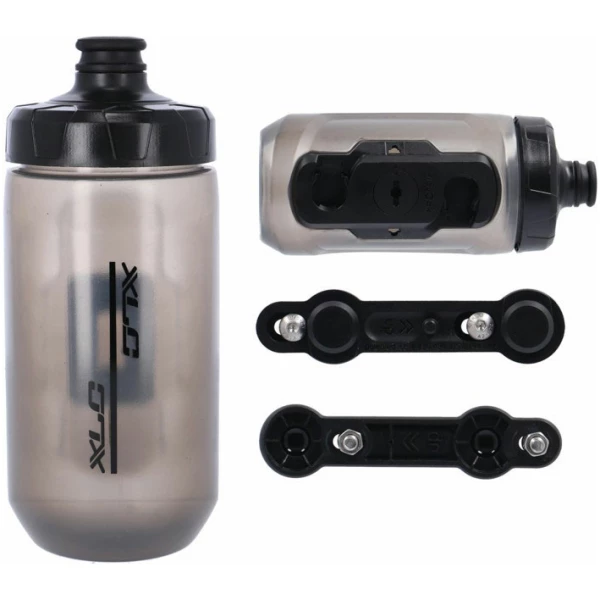 Xlc BIDON FIDLOCK BIKE BASE 450ML TRANS WBK06 Transparant