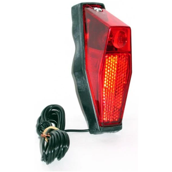 Spanninga ACHTERLICHT SPAN 8 SPATB SMAL LANG KPL Zwart