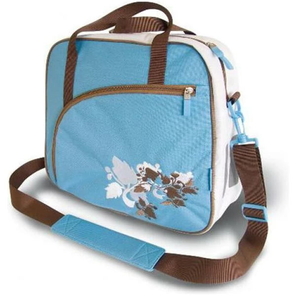 Basil TAS SCHOUDER 14L PRIMA VISTA BLAUW/WIT BLAUW WIT