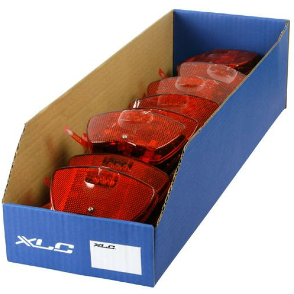 Xlc ACHTERLICHT WP 4031 LED BATT 80MM DS A 25 Zwart
