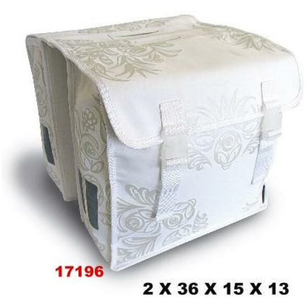 Basil TAS DUBBEL BLOSSOM PEARL WHITE Parelwit