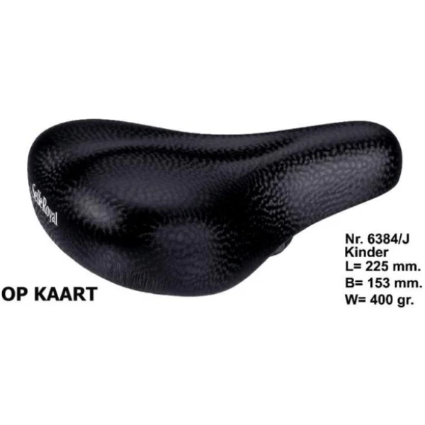 Selle Royal ZADEL SR 6384/J JUNIOR KIND Zwart
