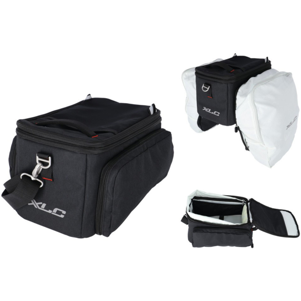 Xlc DRAGERTAS TRUNKBAG 5:1 ZW 26L BAM01 Zwart