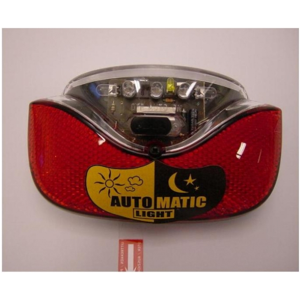 Axa ACHTERLICHT OMEGA PRO LED BATT STL AUT BULK