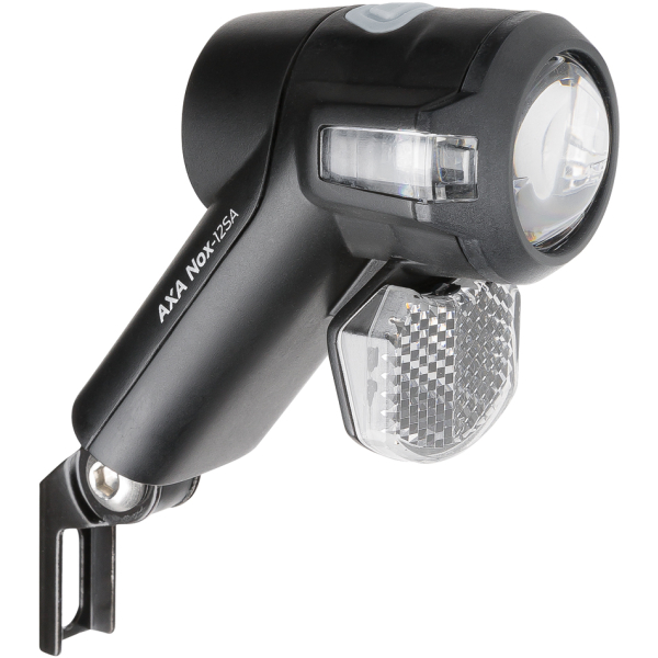Axa KOPLAMP NOX SPORT AUTO OFF LED BATT KB ZW Zwart