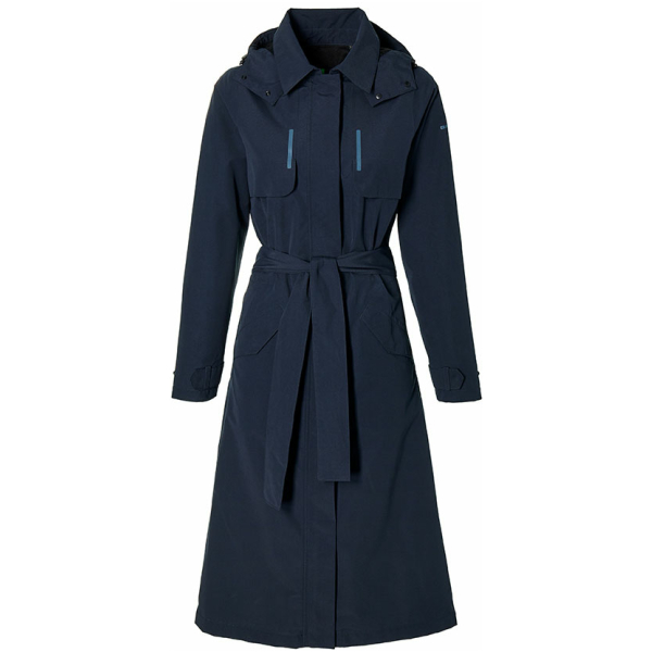 Basil REGENJAS BAS MOSSE TRENCHCOAT DS BL Night Blue - Afbeelding 4