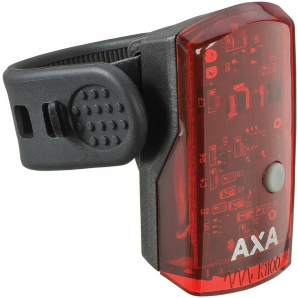 Axa ACHTERLICHT GREENLINE USB 1 LED ZW Zwart