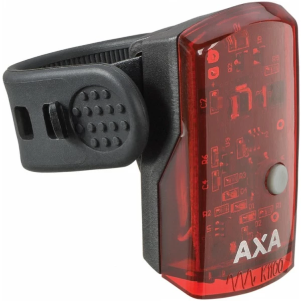 Axa ACHTERLICHT GREENLINE USB 1 LED ZW Zwart