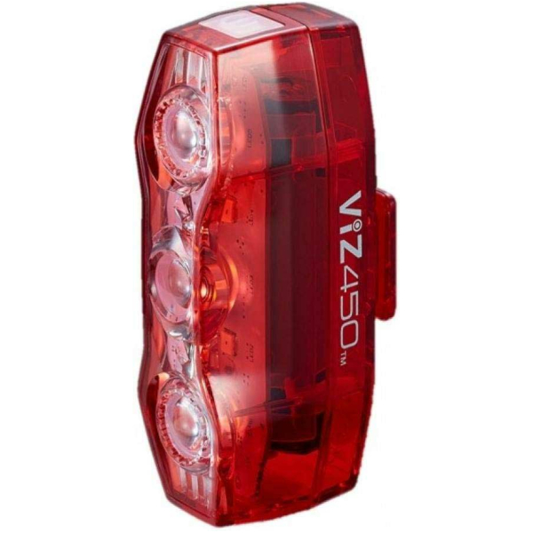 Cateye ACHTERLICHT CAT VIZ450 LD820-R LED USB Zwart