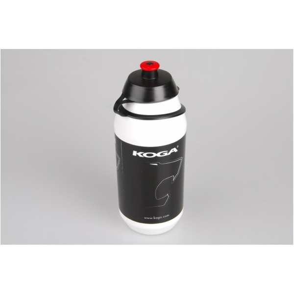 Koga BOTTLE SOURCE WH/KIM/RED VALVE Wit/Zwart/Rood