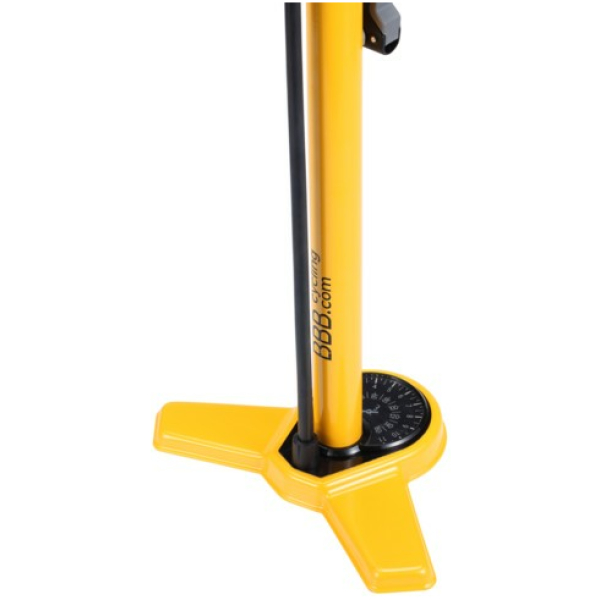 BBB BFP-27JV voetpomp AirSteel Jumbo-Visma Geel - Afbeelding 3