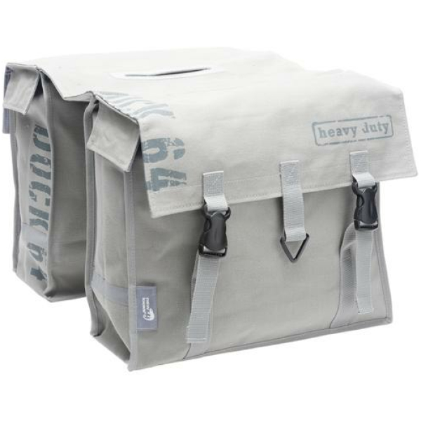New Looxs TAS DOCK DUBBEL CANVAS GRIJS