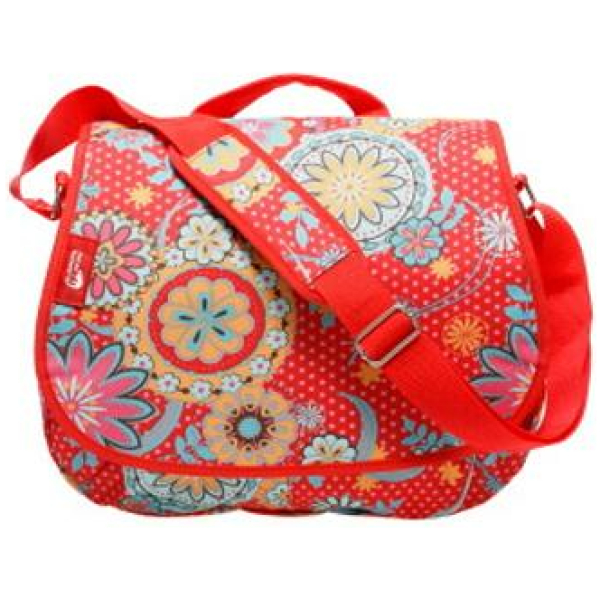 New Looxs TAS SENORA ENKEL CANVAS FLORI ROOD FLORI ROOD / RED
