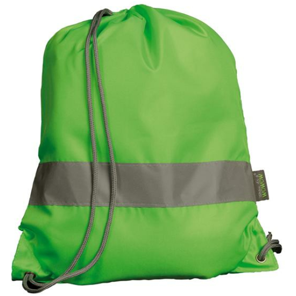 Wowow RUGTAS WW REFLECTIE GROEN Fluor Groen