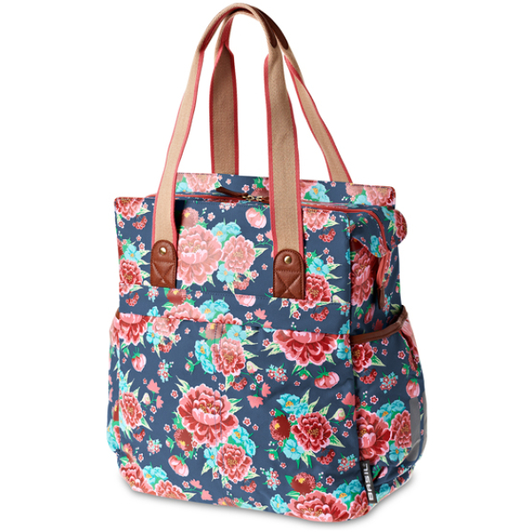 Basil TAS BAS BLOOM SHOPPER INDIGO BLAUW